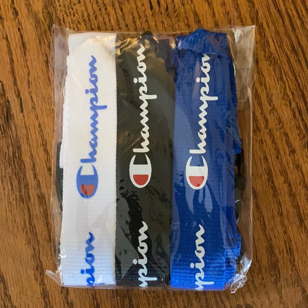 SOLD Champion Lanyards 3-pack
